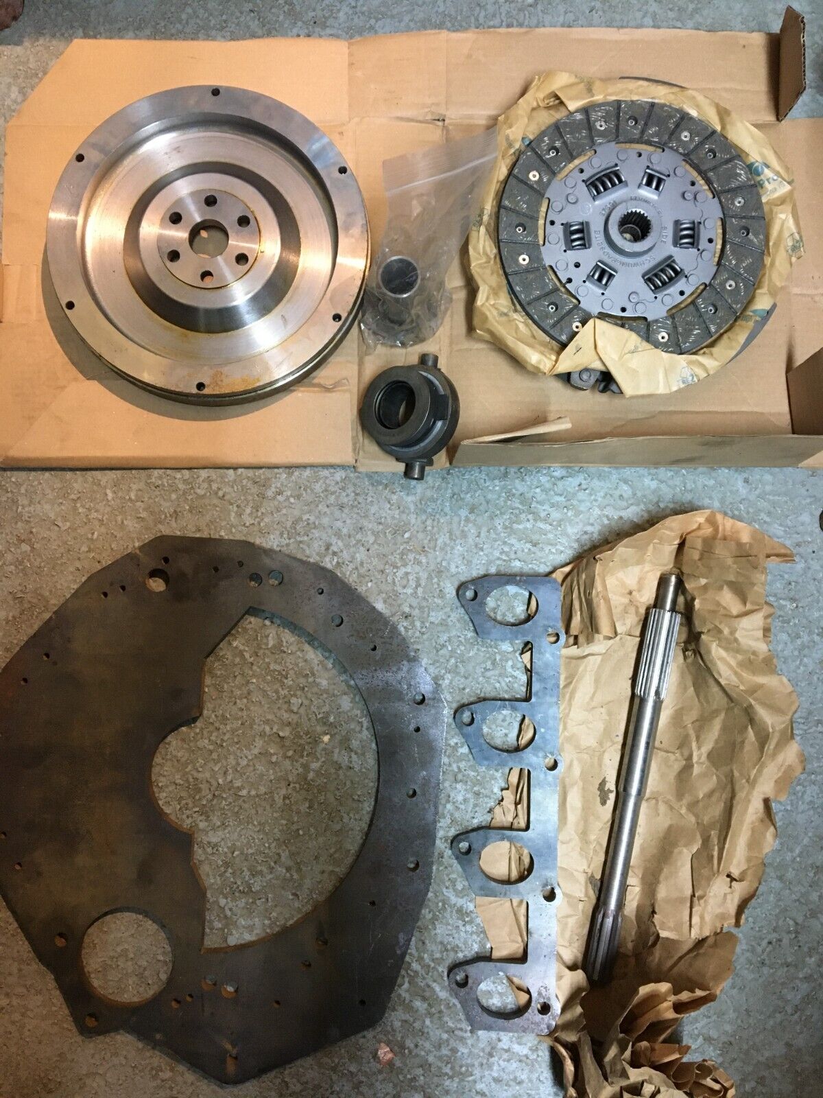 Pinto engine conversion using original HY transmission