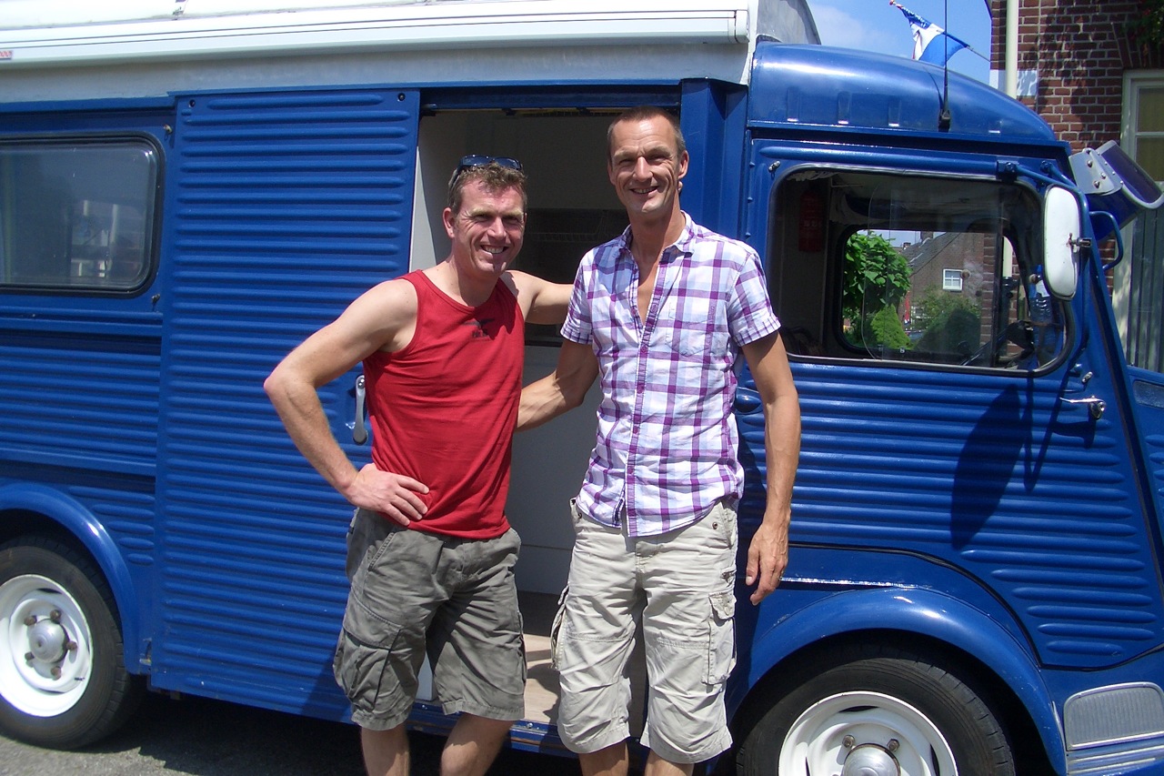 Stef (rechts) en Arie (links)